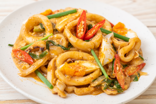 Spicy Korean Stir Fried Squid Recipe Cosmo Appliances