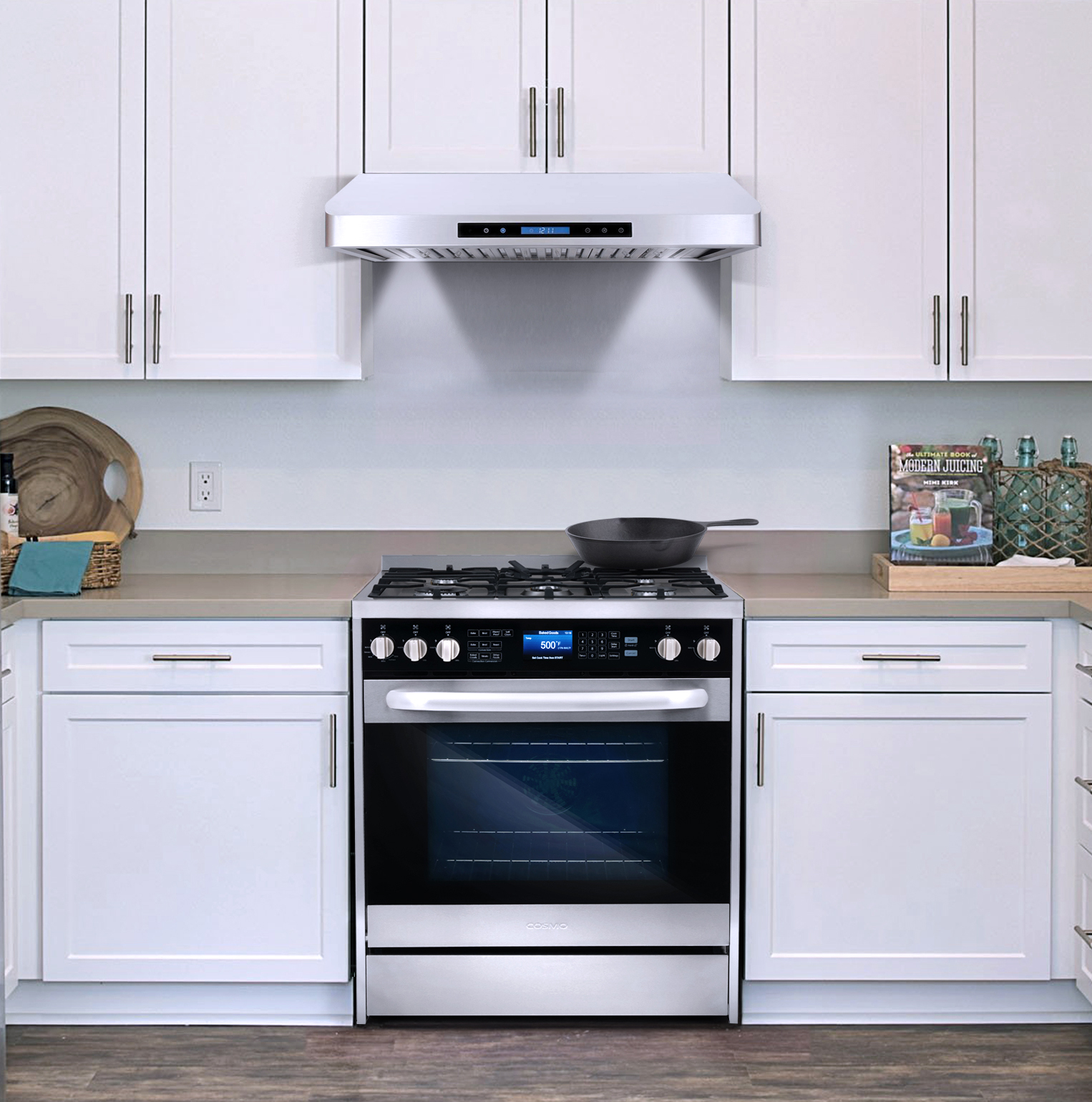 High-Powered Kitchen Ventilation with Cosmo’s QS75 Under Cabinet Range Hood