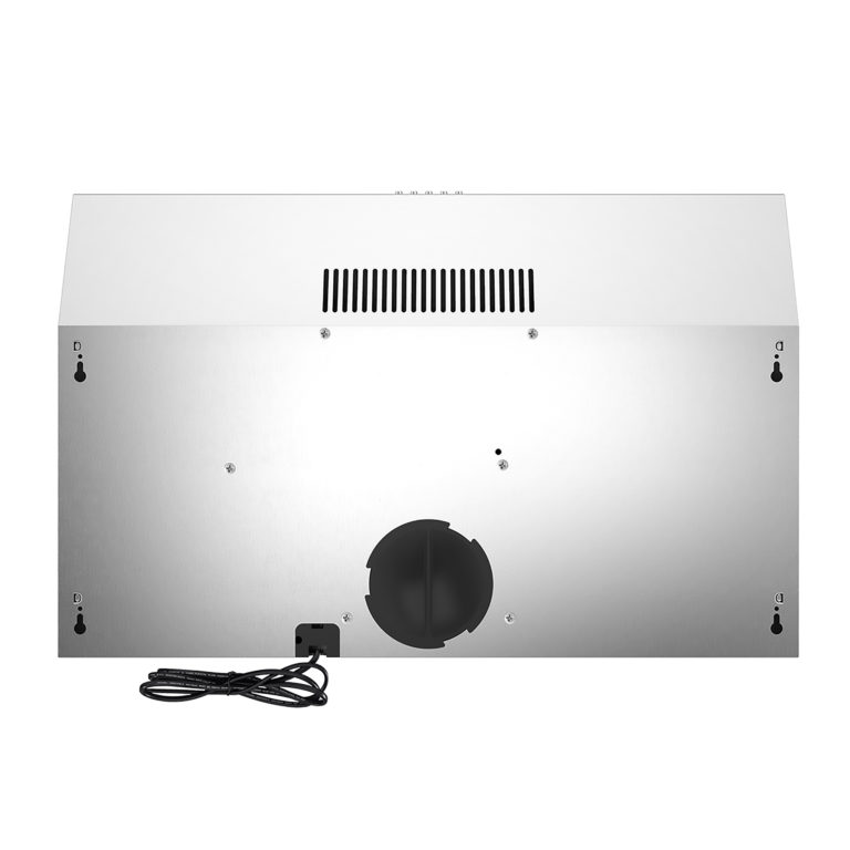 COSMO 5U30 30 in. Under Cabinet Range Hood with Ducted/Ductless Convertible  (Kit Not Included), Slim Kitchen Over Stove Vent, 3 Speed Exhaust Fan,  Reusable Filter, LED Lights in Stainless Steel