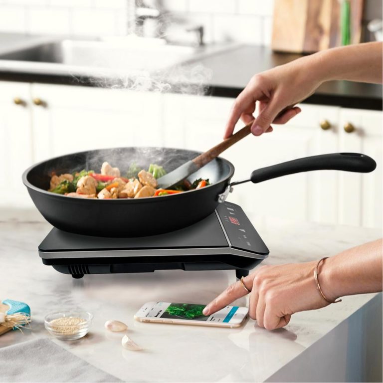 HOMCOM Portable Induction Cooktop 1500W Electric Countertop Burner