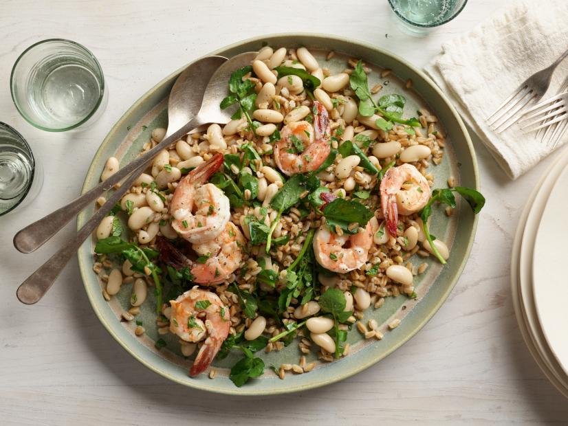 Shrimp, Watercress and Farro Salad Recipe