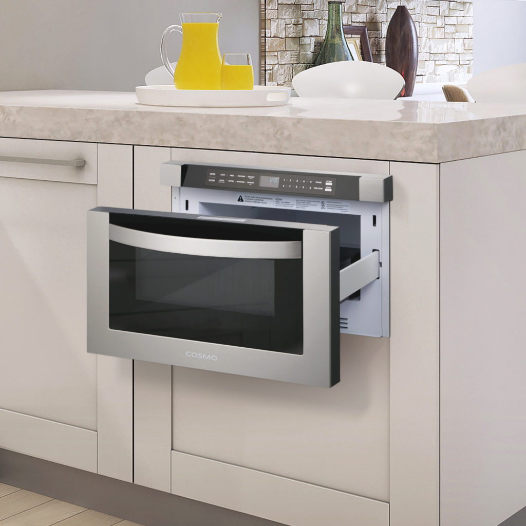 COS-12MWDSS | 24″ Built-In Microwave Drawer | Cosmo Appliances