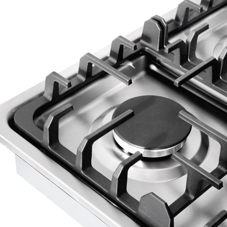 Stainless Steel Cooktop 6 Burner with Heavy Duty Cast Iron Grate