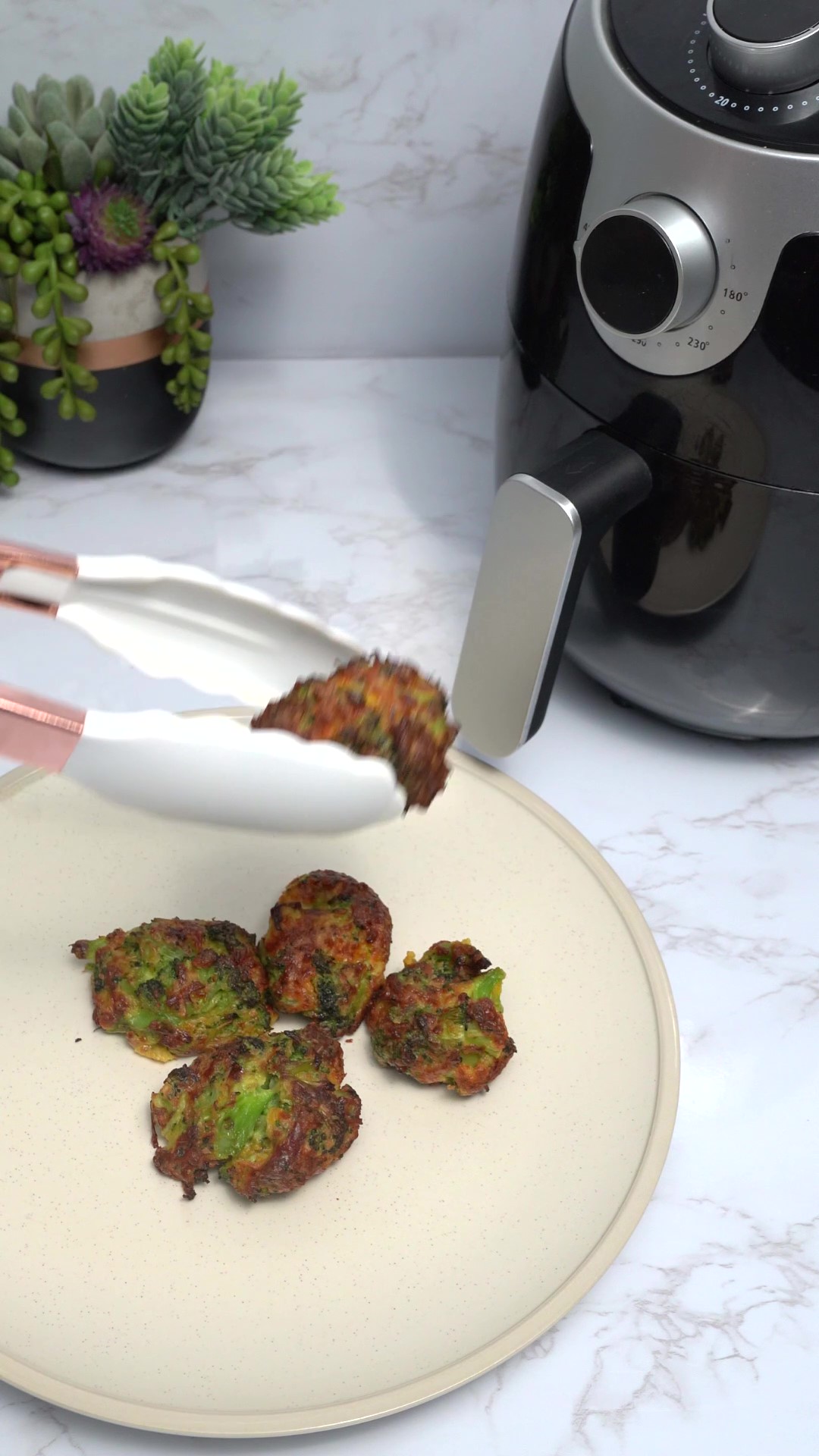 Air Fryer Cheddar Broccoli Bites Recipe
