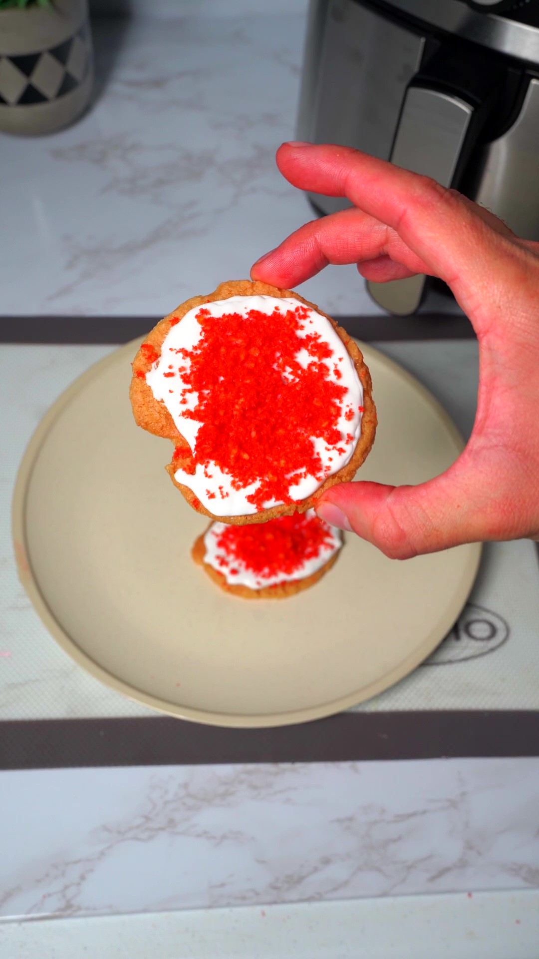 Frosted Flaming Hot Cheeto Sugar Cookies Recipe
