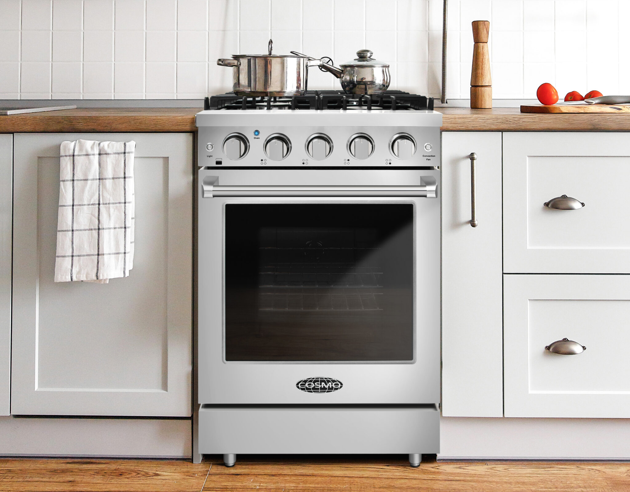 COSEPGR244, The Ultimate Compact Gas Range Cosmo Appliances