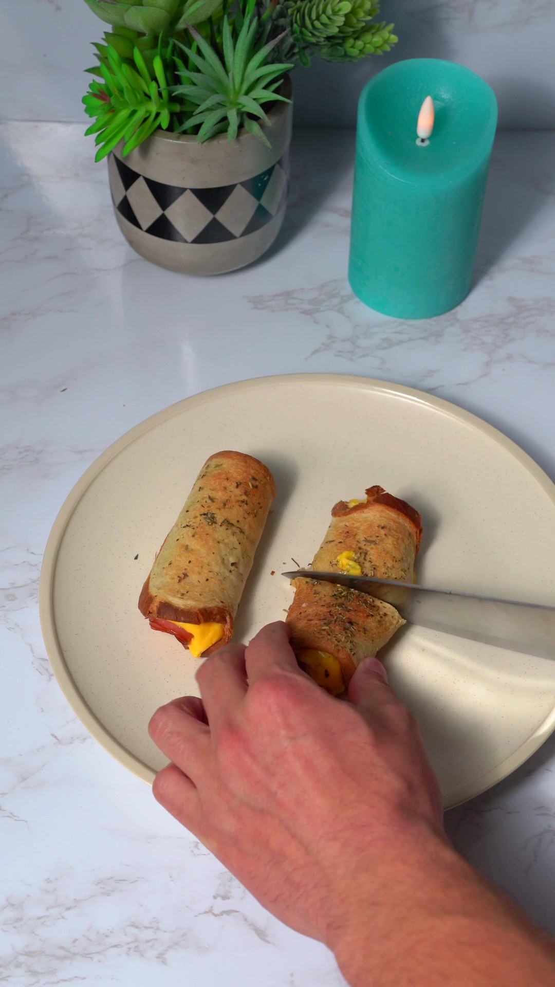 Crispy Ham and Cheese Rolls Recipe