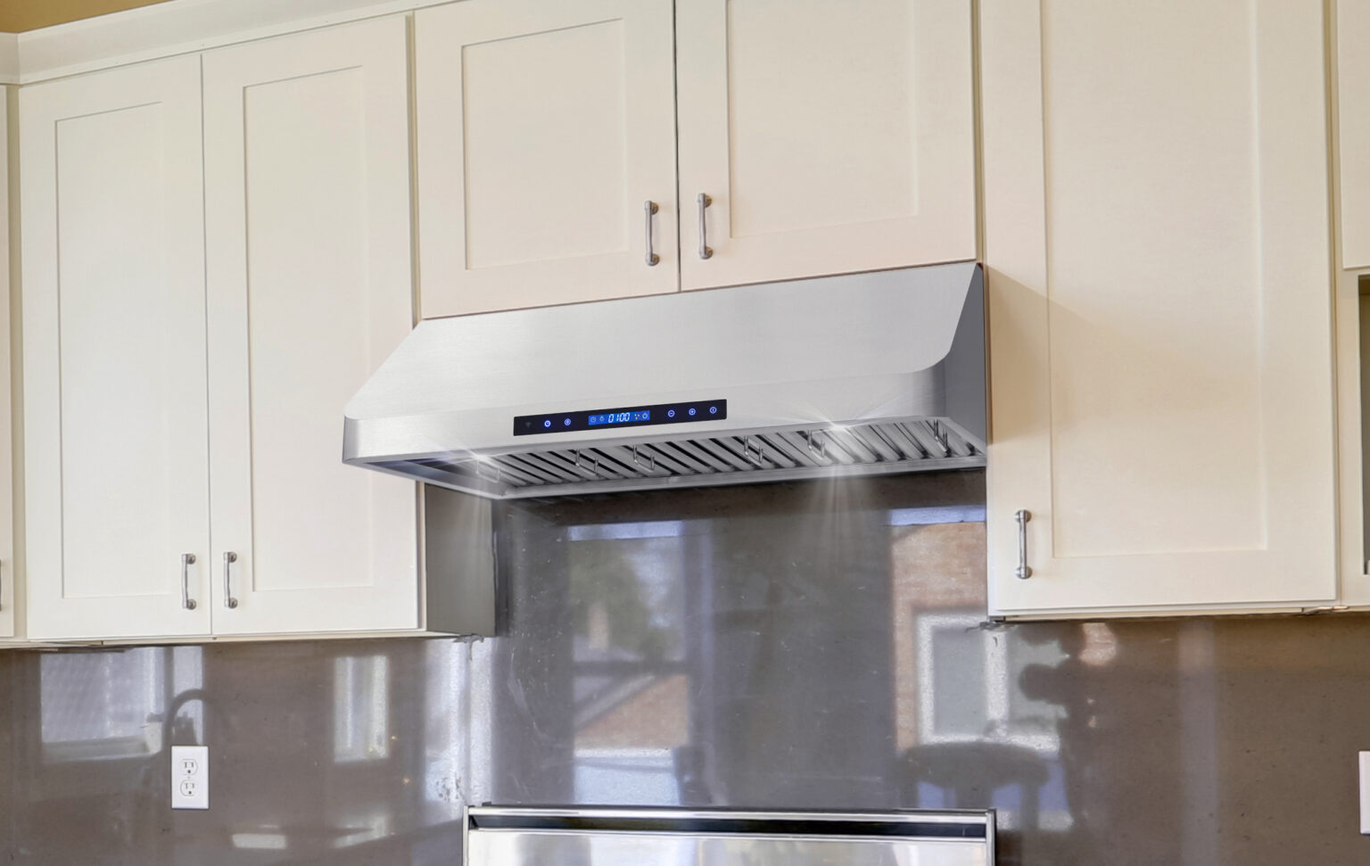 COSQS90 36″ Under Stainless Steel Range Hood with Digital