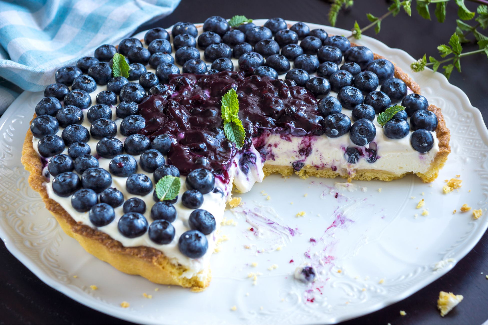 Blueberry Icebox Pie Recipe