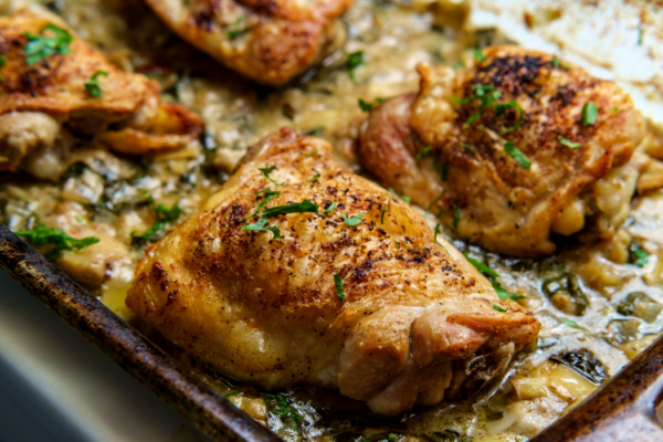 Garlic Butter Chicken Thighs Recipe | Cosmo Appliances