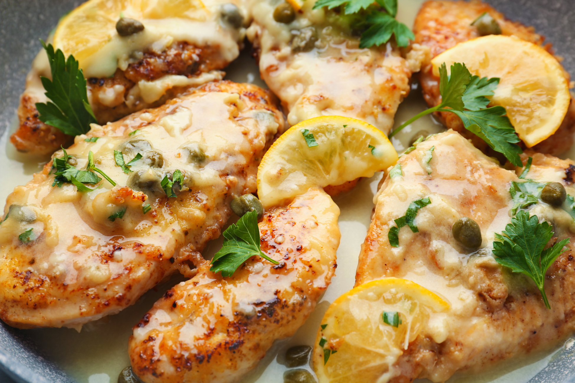 Crispy Lemon Garlic Roasted Chicken Recipe