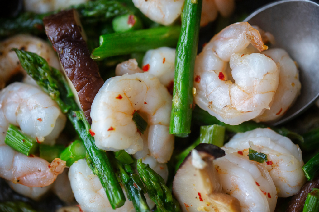 Lemon Garlic Shrimp and Asparagus Recipe Cosmo Appliances
