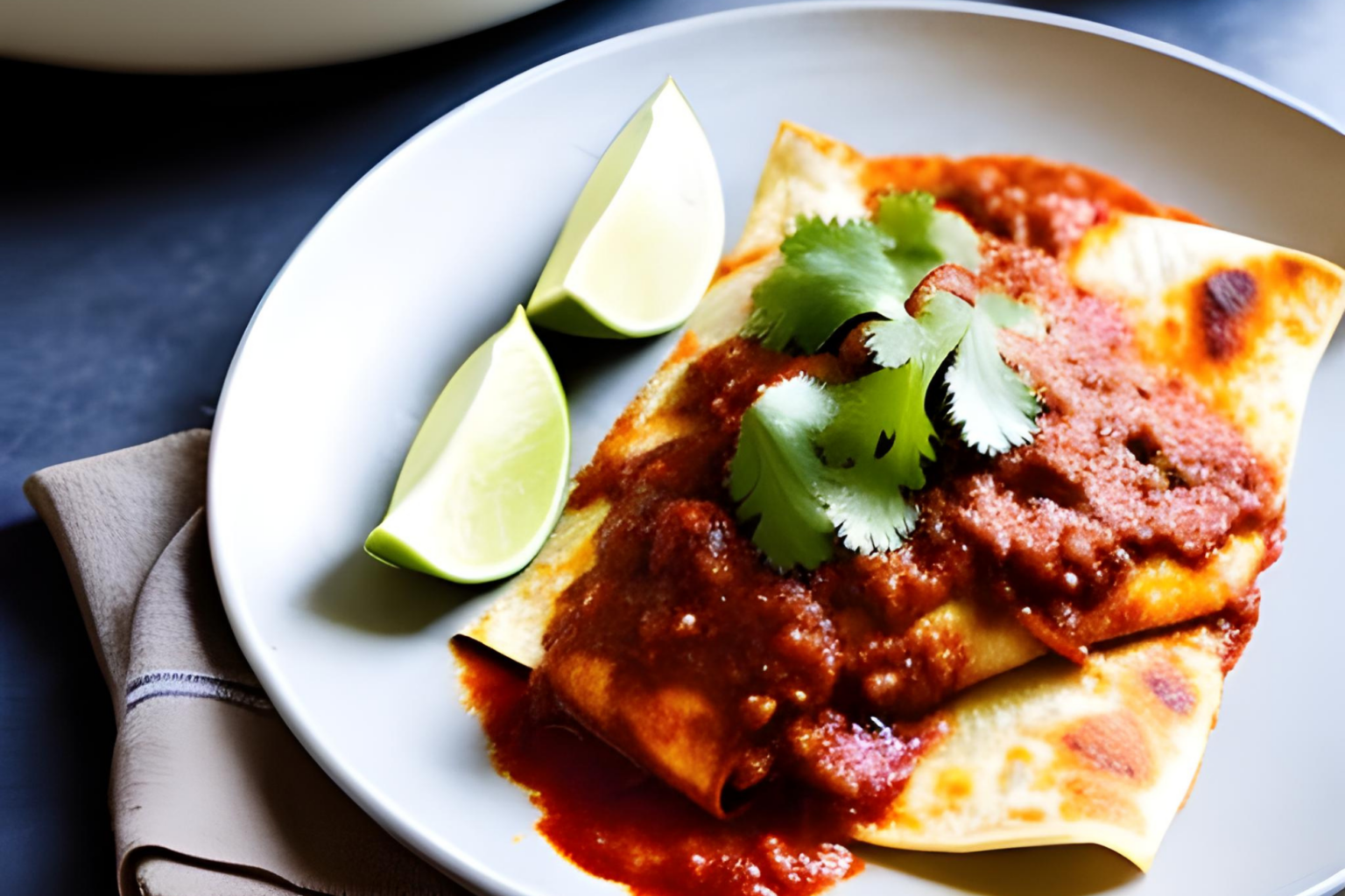Enchiladas with Homemade Red Chile Sauce Cosmo Appliances