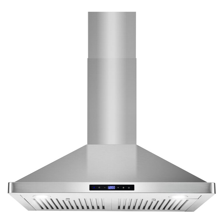 Wall Mount Range hood 30 inch Stainless Steel Stove Vent Hood with 3 Speed  Kitchen Exhaust Fan 