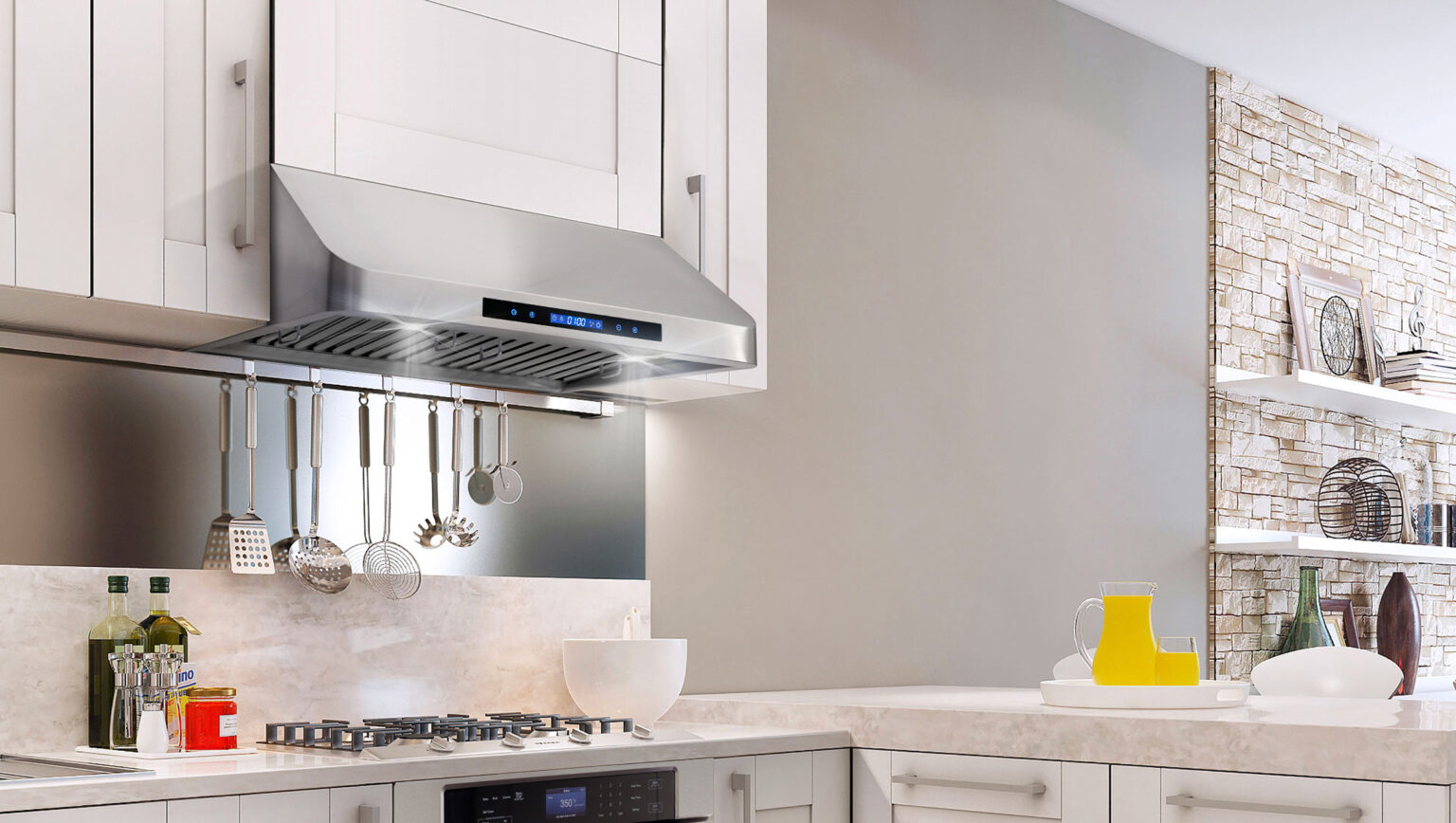 COSQS75 30″ Under Stainless Steel Range Hood with Digital