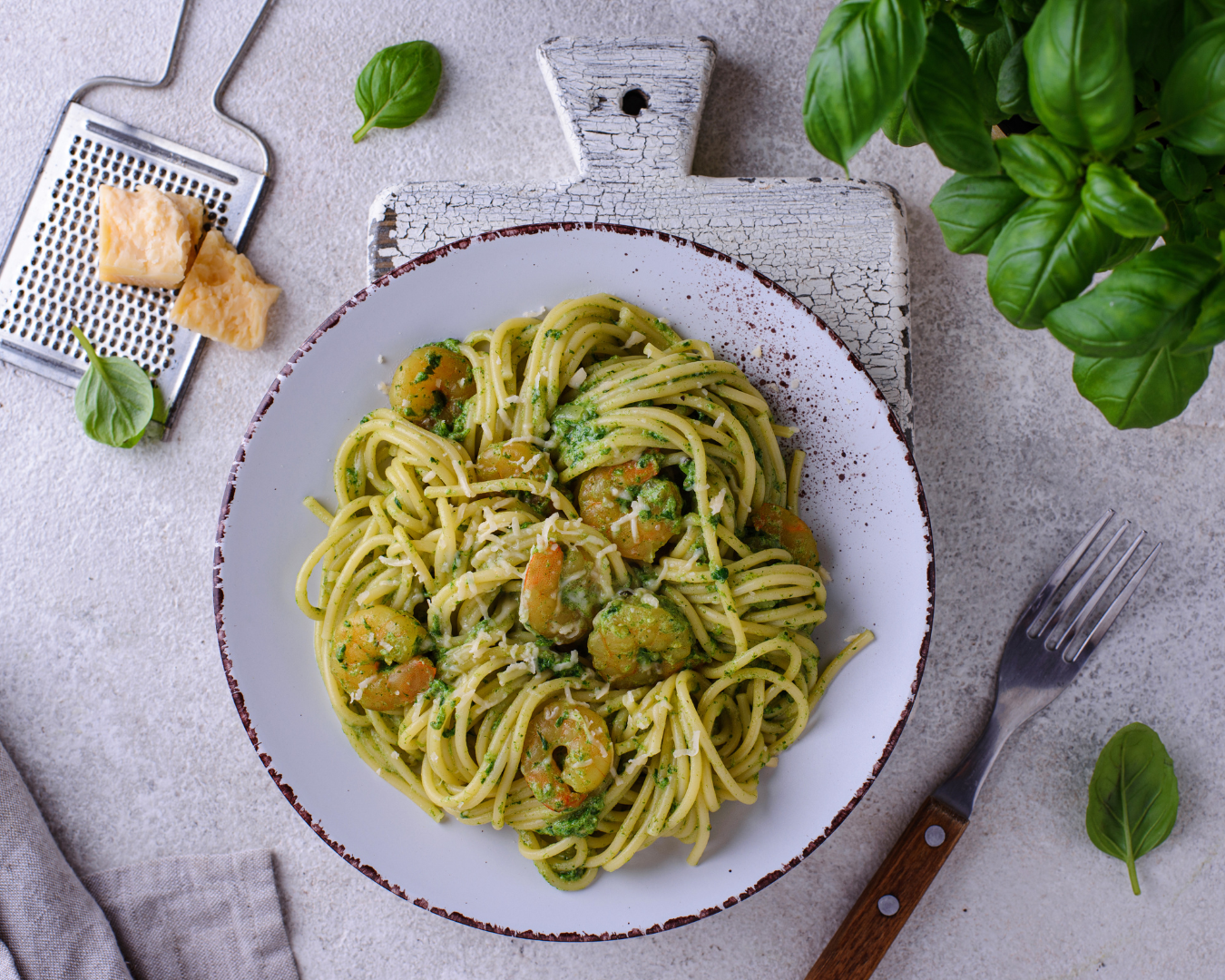 Pesto Shrimp Pasta Recipe