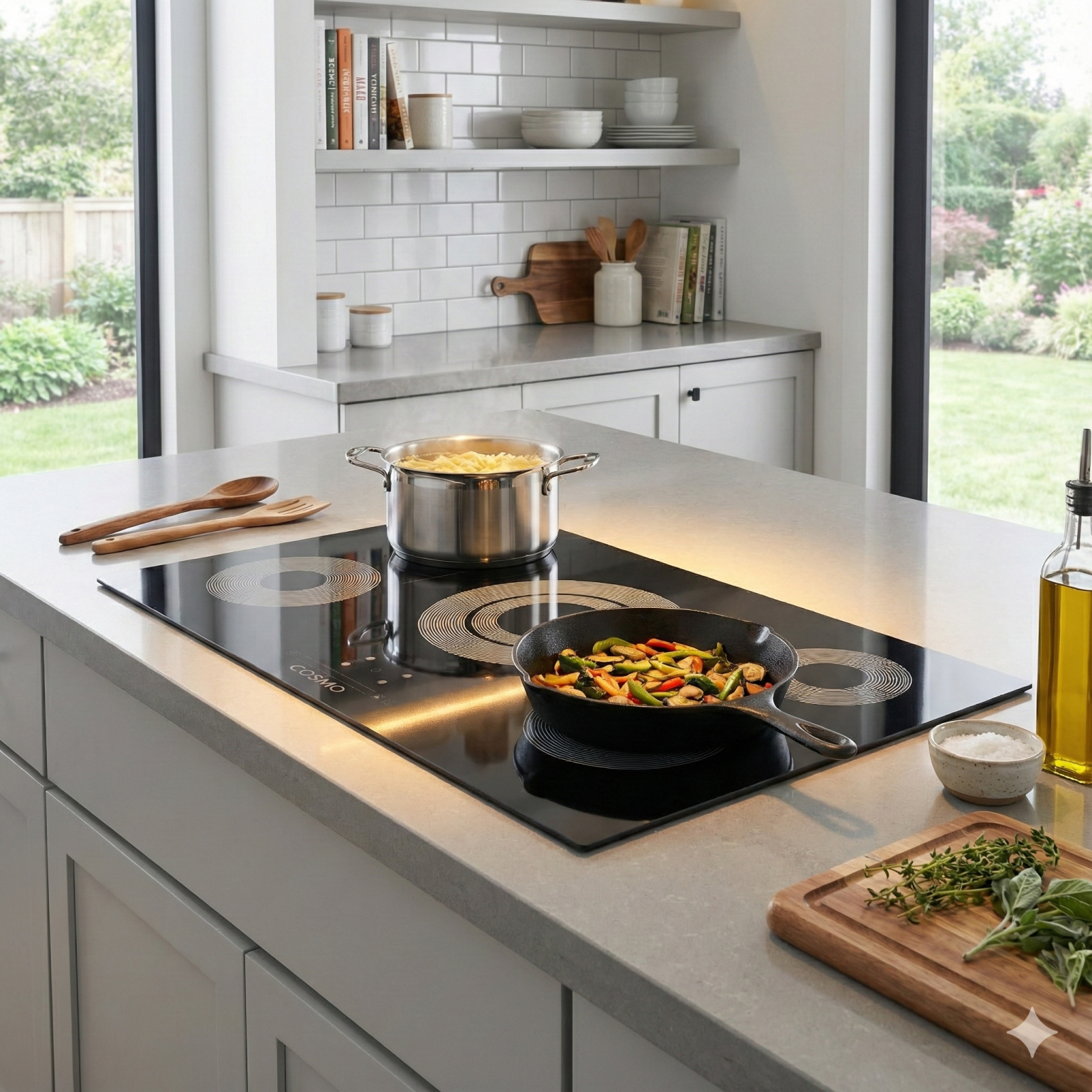 The COS-365TBECC Electric Cooktop: 36-Inch Touch Control with Triple