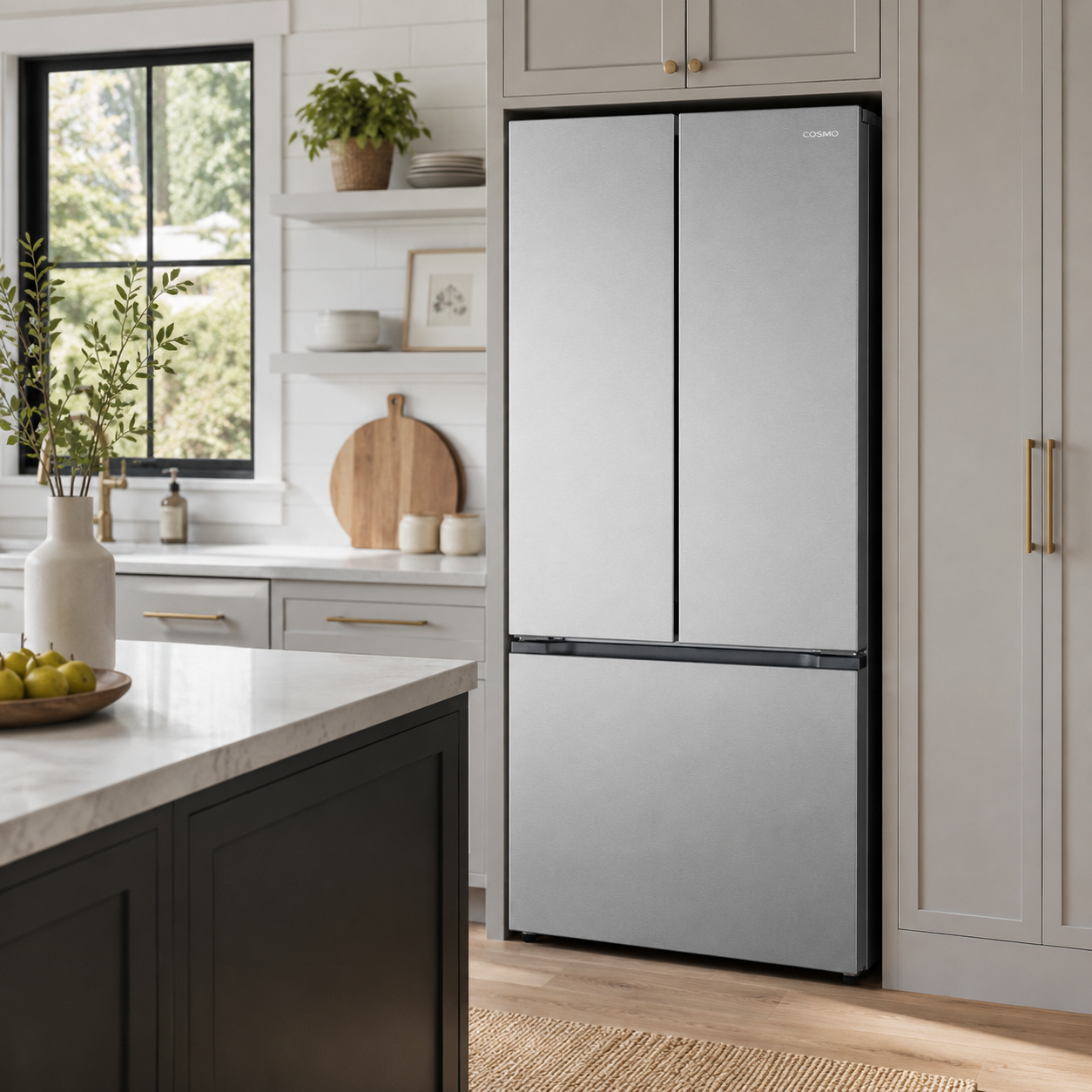 The COS-RFFV183RS French Door Refrigerator: 30-Inch with 17.5 Cu. Ft. Capacity