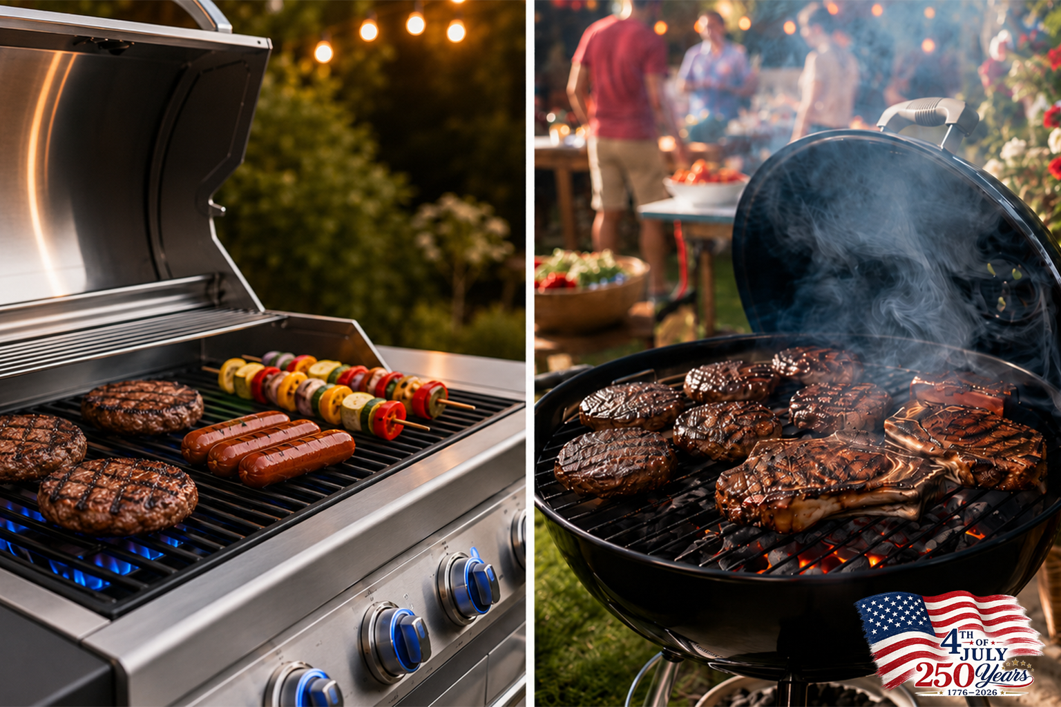 Gas vs. Charcoal Grill: Which Wins on the Fourth of July?
