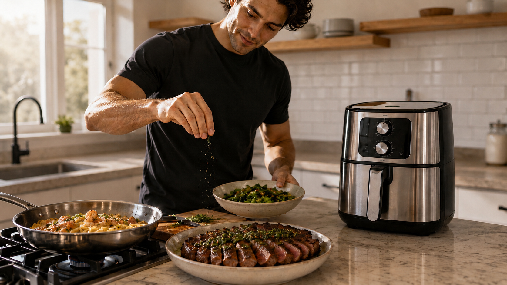 The No-Oven Summer Dinner Playbook: Stovetop, Air Fryer, and Grill-Only Meals
