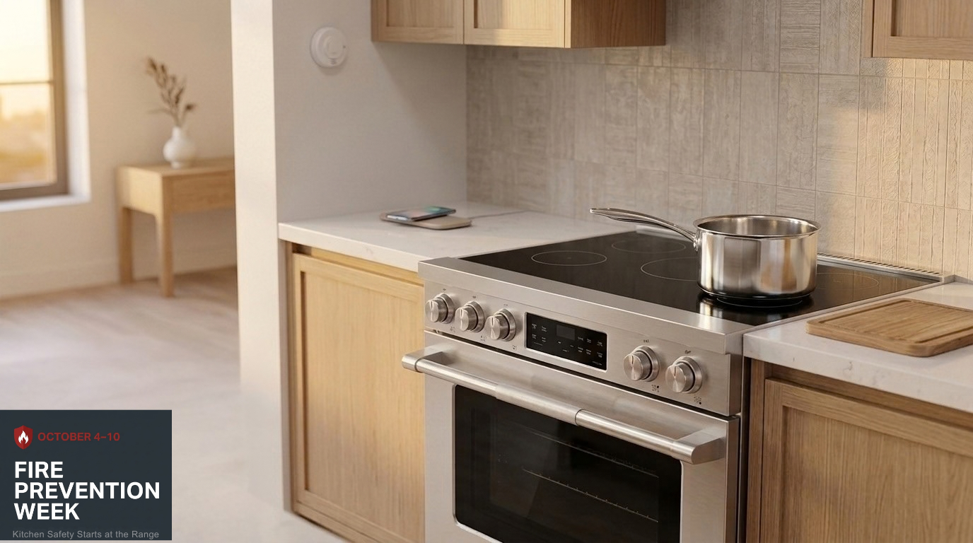 Fire Prevention Week Starts in the Kitchen, and the Safest Habits Begin at the Range
